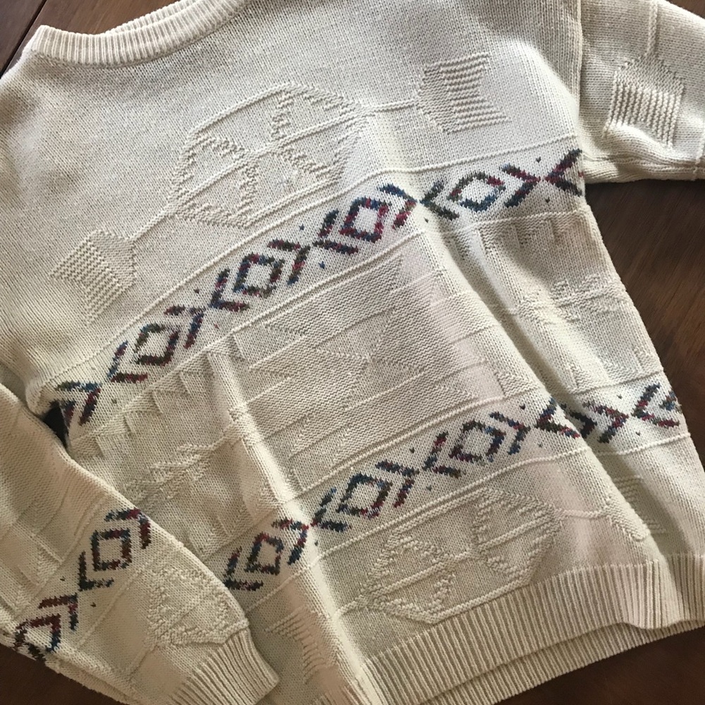 Vintage chunky knit sweater